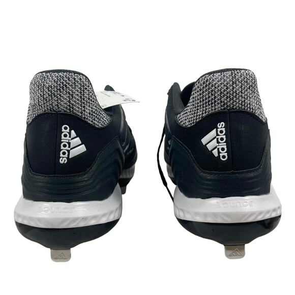 adidas Icon Bounce Baseball Cleats Sneakers Lace Up Black Size 13 - Picture 8 of 12